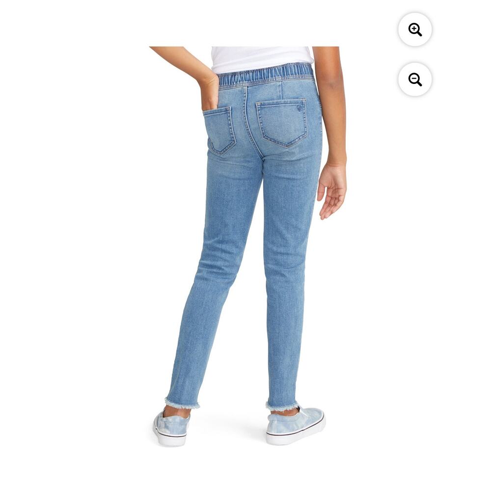 Justice Girls Pull-On Fashion Jegging’s Stretch Jeans/Drawstring waist-Size 12